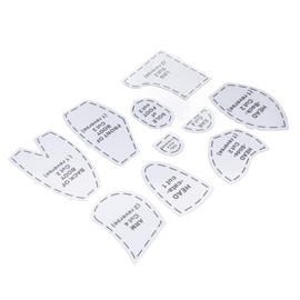 BROLEO Teddy Bear Sewing Patterns Pack of 10 Reusable Home Sewing Patterns (L15")