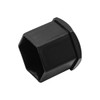 NUZAMAS 20Pcs Wheel Nut Caps 21mm Black Wheel Nut Covers