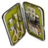 Kleiber Pocket Sized Hard Case Travel Sewing Kit including Scissors/Thread/Spare
