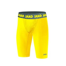Jako Men’s Shorts, Tight Compression 2.0, yellow, l