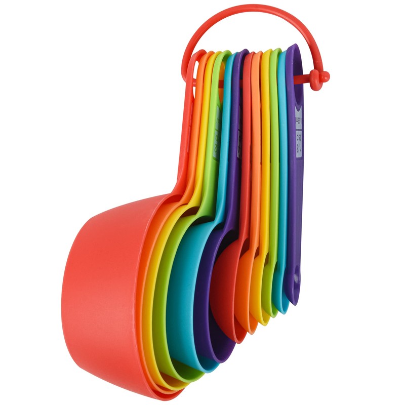 Smithcraf Measuring Cups and Spoons Set, 12 Pieces Cute Metric