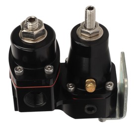 Dual Stage Fuel Pressure Regulator Universal Metal Automotive Performance 13220 for EFI Conversion Car Truck