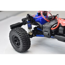 GPM Upgrades Aluminium 6061-T6 Adjustable Spring Damper Front/Rear 52 mm for 1/18 4WD TRX4M Ford Bronco (97074-1) TRX4M Land Rover Defender (97054-1)RC Cars (Red)