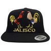 Los dos gallos de Jalisco hat Black mesh