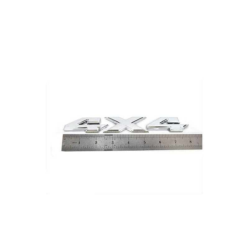 Chrome RAM 4X4 Emblem Badge 3D Emblem Decal Nameplate Flat
