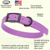 Dogline Biothane Waterproof Dog Collar Strong Coated Nylon Webbing with