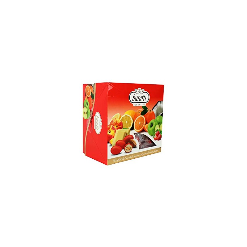 Buratti Tegsvas Confetti Tenerezze Vassoio Misto Frutta Rosso - 0.50