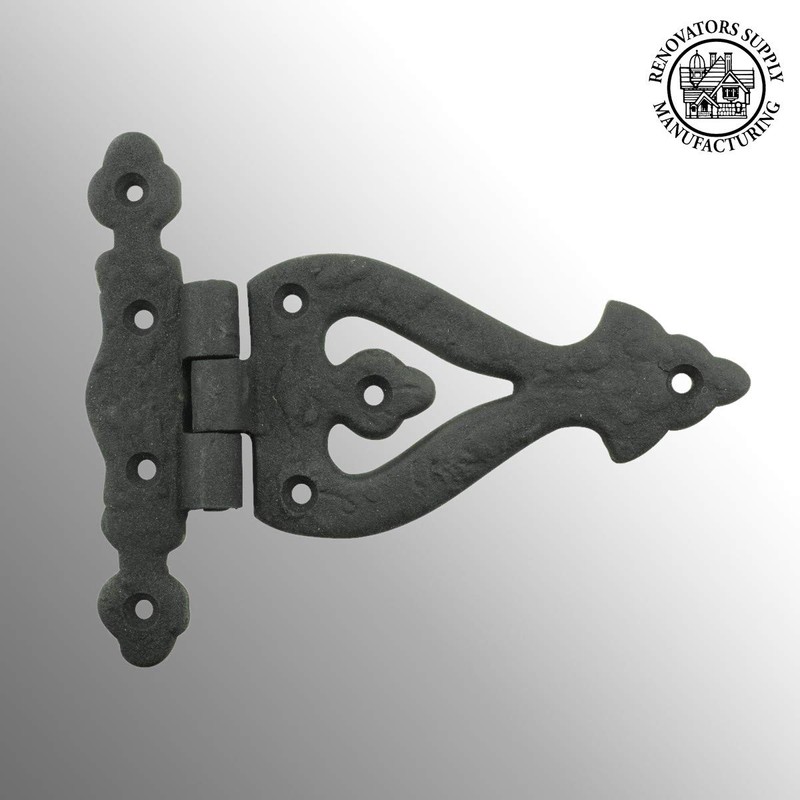 Renovators Supply Manufacturing Cabinet Door Strap Hinge With Hardware 5-3/8