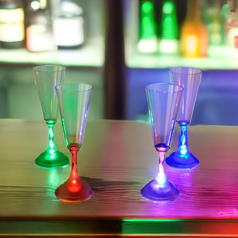 mushroomcase Light up shot Cup LED Wine Champagne Color Changing