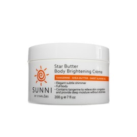 Hansi Naturals SUNNI Star Butter Body Brightening Creme Koren Beauty Tangerine-Karité Mantequilla Aceite de almendras dulces