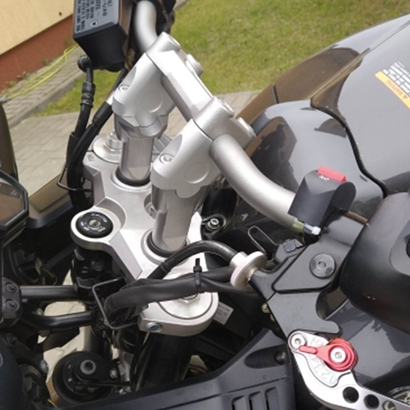 22mm Universal Motorcycle Handle Bar Riser Handlebar Clamp Back Move