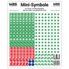 Pack of 268 Stickers "Mini Symbols for Escape and Rescue