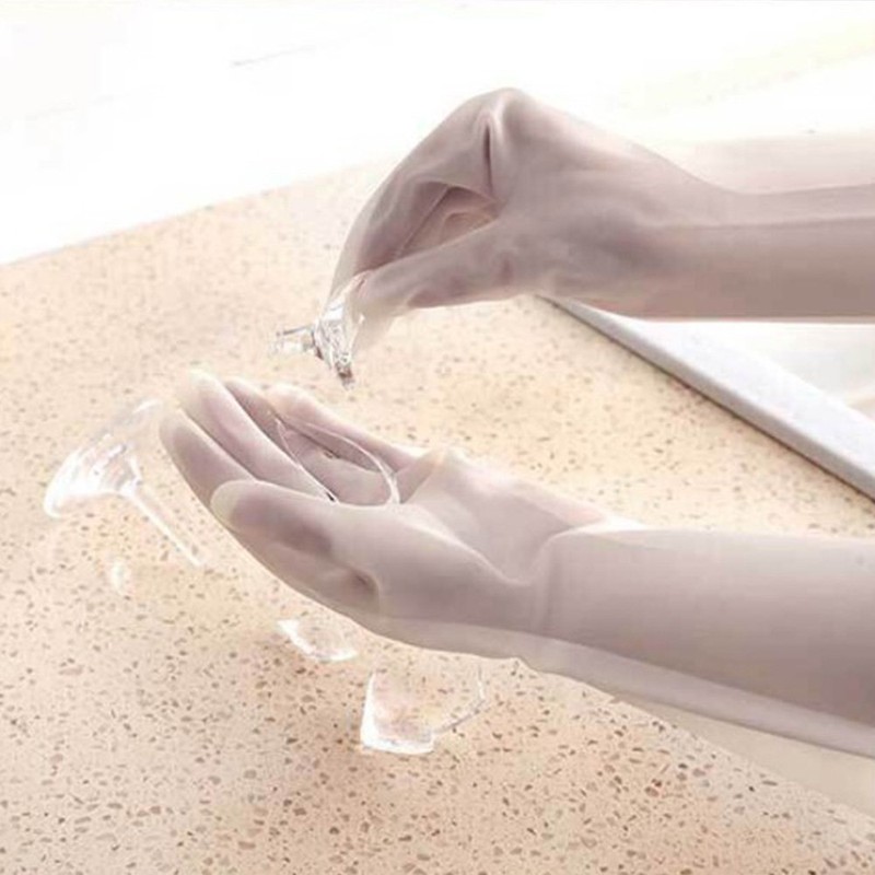 Nitrile rubber gloves kitchen cleaning dishwashing pvc gloves, LL_3 sets