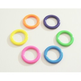 2 5/8" Solid Rings Acrylic Bird Toy Parts 10 Pieces