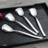 Idomy 12-Piece Stainless Steel Ice Cream Spoons, 5.51-INCH