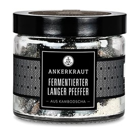 Ankerkraut Fermented Long Pepper, 140 g in a Jar, Finisher Crowning for Salad, Meat and Vegetables, Exclusive Premium Pepper, Pure Quality and Enjoyment
