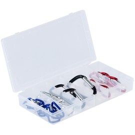 AGT Small Parts Assortment: Assortment Box D-Ring Carabiner, 25 Pieces (Small Parts Boxes, Assortment Box)