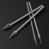 Luo ke 75mm Extra Long Carbide Burr Sets, 1/8 Inch