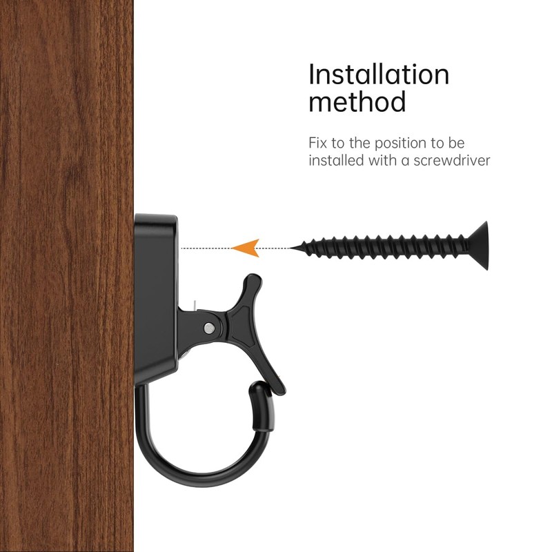 Elrswy Hanger Hooks,String Light Hooks,Screw-in Hooks for Hanging String Lights