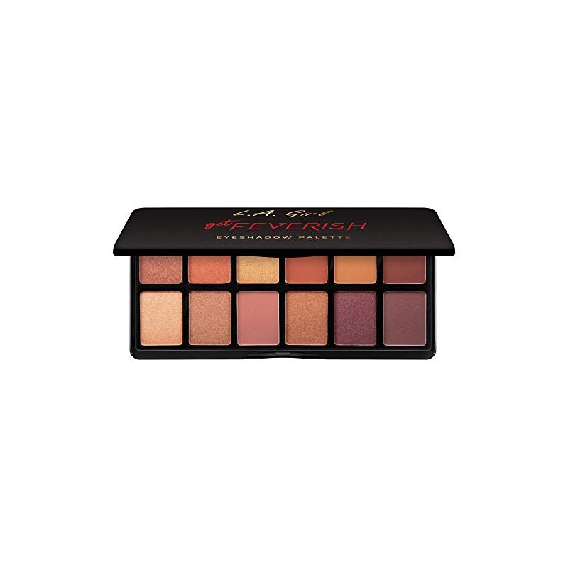 L.A. Girl Fanatic Eyeshadow Palette, Get Feverish, 1 oz