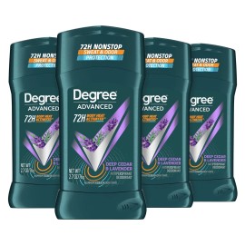 Degree Men Antiperspirant Deodorant 72 Hour Protection Deep Cedar Lavender 4 ...