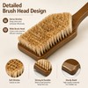 Long Handle Back Scrubber for Shower – Curved Body Brush