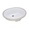 Wells Sinkware 17-inch Oval Undermount Bathroom Sink – Single Bowl,