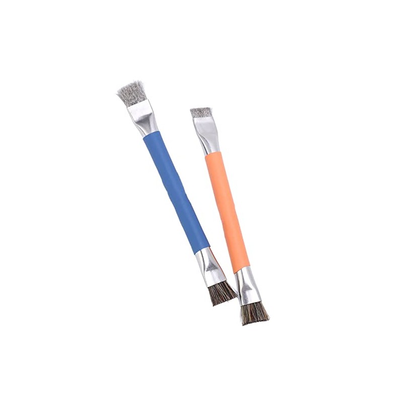 FTVOGUE 2pcs Board Brush Multi Angle Motherboard Cleaning Brush for