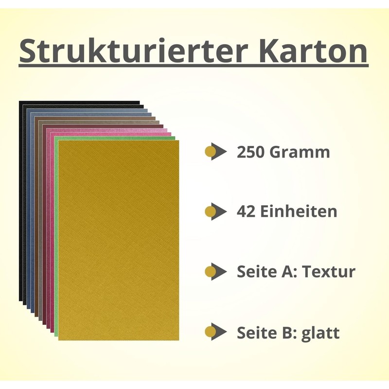ASENME A5 Card 250 Grams Textura (Varied and Intense A5/42