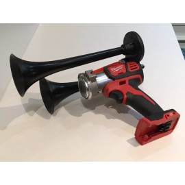 Milwaukee M18 Impact Horn, Air Horn Compressor-Tra