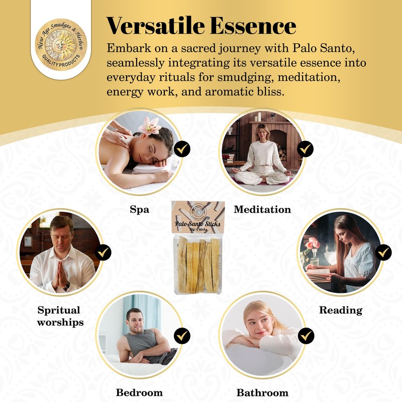Sacred Palo Santo Wood Incense Sticks - New Age Smudges