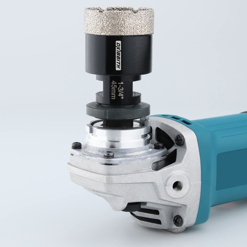 DKIBBITH 1-3/4'' Diamond Hole Saw, Vacuum Brazed Core Bit for