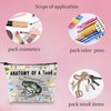 MNIGIU Toad Anatomy Makeup Bag Toad lover Gift Toad Merch