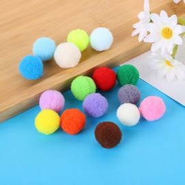 Colourful Fluffy Pom 20 mm Pom Balls Pompoms for Crafts Highly Elastic Pompoms Plush Balls for Hobby Supplies and Creative Crafts DIY Creative for Crafts Garlands Felt Ball Carpet 100 Pieces