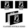Double Sided Pow Mia Flag 5x8- Heavy Duty 3Ply 240D