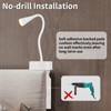 White Headboard Reading Light, No Drilling Wall Mounted Reading Lights