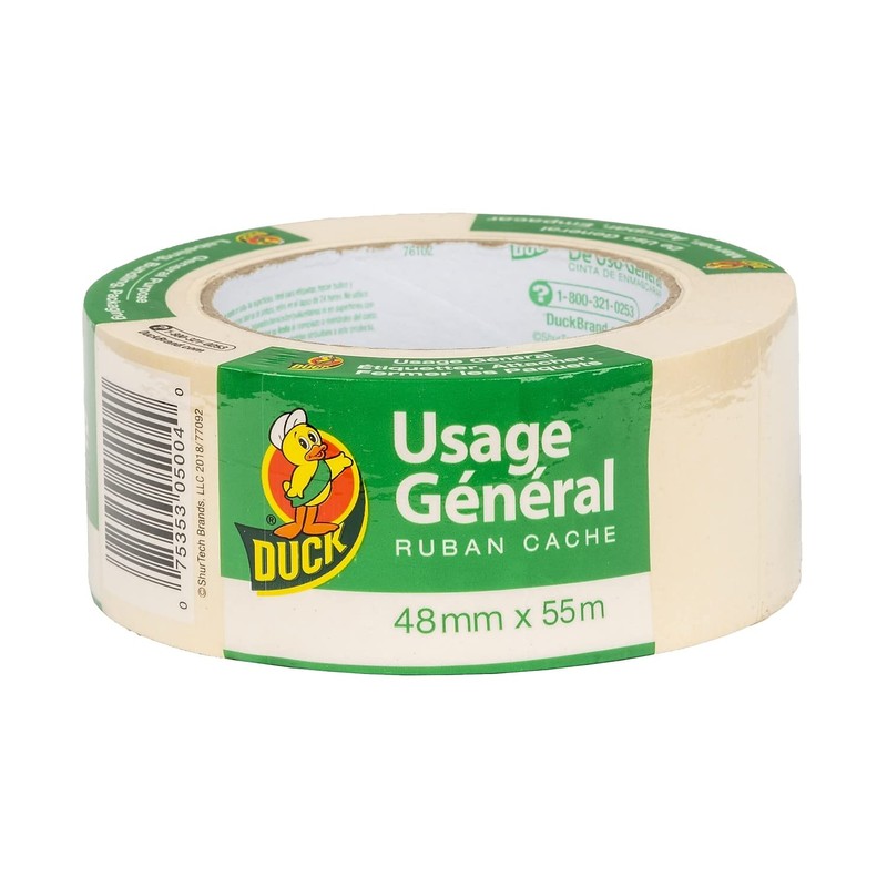 Duck Brand 394700 General Purpose Masking Tape, 1.88-Inch by 60-Yard,
