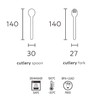 tak Children's Cutlery Navy Kids Dish Cutlery Fork JTN-0151-NV