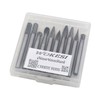 Wokesi 10Pcs,1/4"Cutting Diameter,6mm Shank Diameter,Solid Tungsten Carbide File Cutter Taper