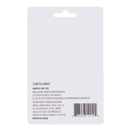 Corta uñas Prichos plateado 3 pzas