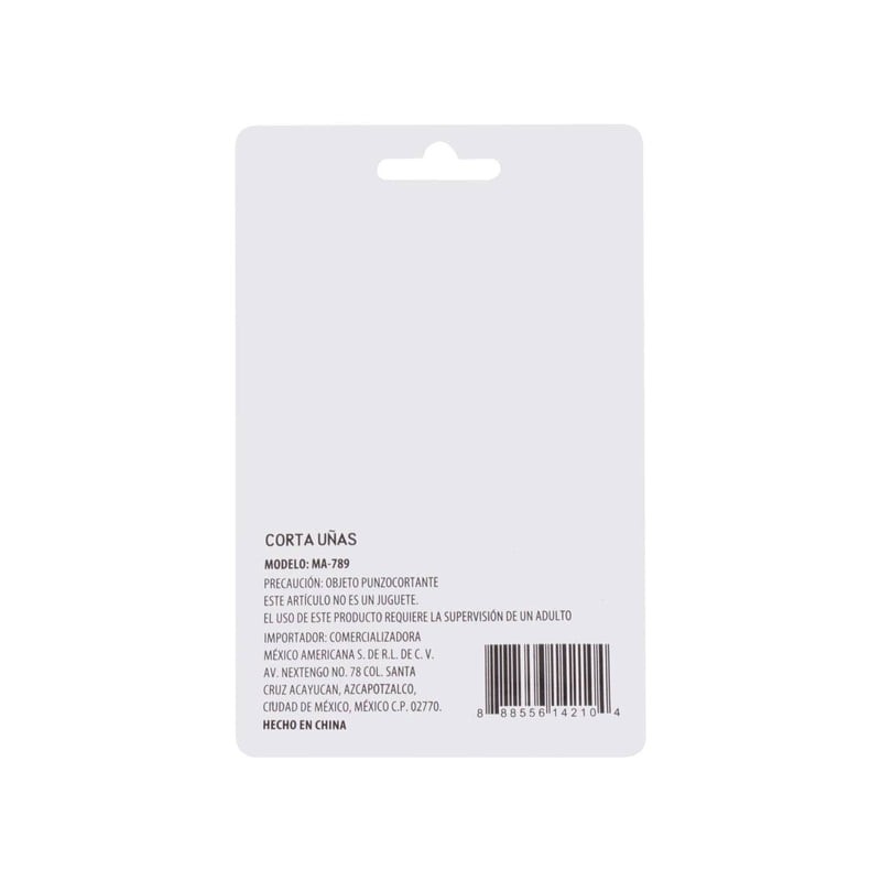 Corta uñas Prichos plateado 3 pzas
