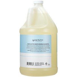 Ginger Lily Farms Club & Fitness Moisturizing Shampoo for All Hair Types, 100% Vegan & Cruelty-Free, Rain Water Scent, 1 Gallon (128 fl oz) Refill
