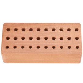 Wood Tools Stand for Screwdriver Punches Tool Storage Holding Organiser Rack 30 Holes
