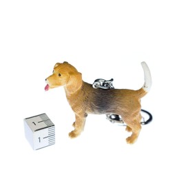 Miniblings Beagle Dog Key Ring Chain Animal House Dogs Pet