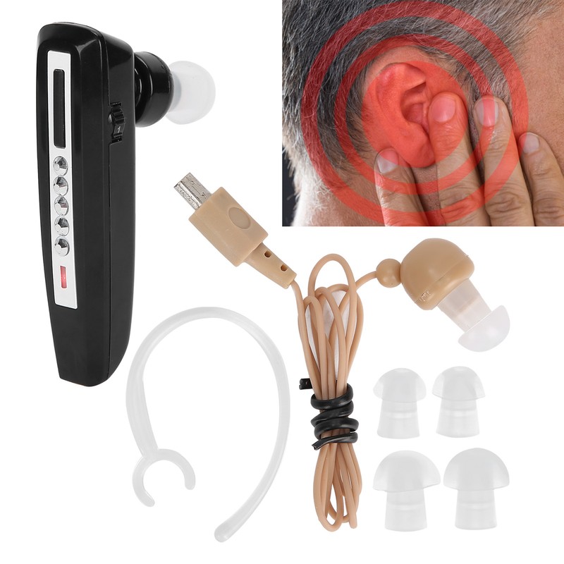 Hearing Aid Rechargeable Bluetooth Portable Sound Amplifier for the Elderly