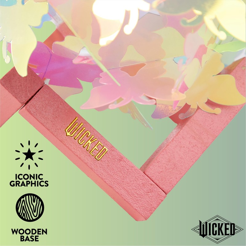 Wicked The Movie 3D Iridescent Butterfly Accent Lamp and Tabletop