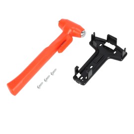 RATCHROLL Universal Car Safety Hammer Glass Breaker Urgent Escape Tool Black ABS Steel