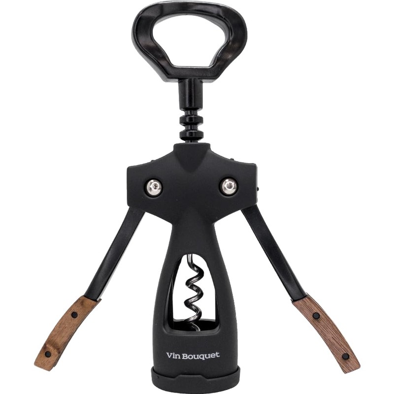 VB VIN BOUQUET FID 1304 Wing Corkscrew with Wooden Handle,