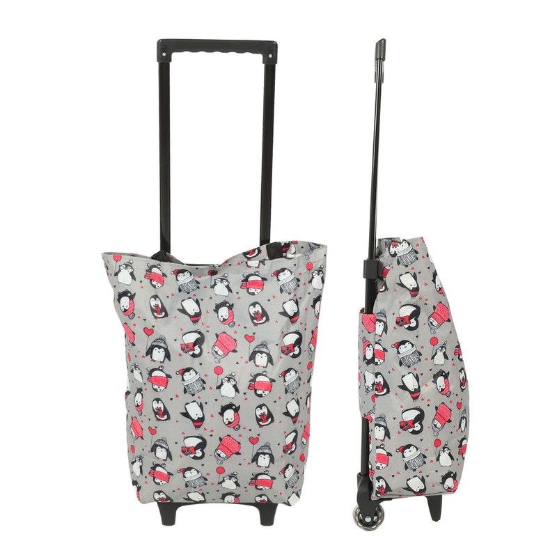 Household Portable Foldable Shopping Cart Utility Grocery Cart Large Elderly