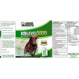 Liquid Health Pets K9 Level 5000 Glucosamine 1.2 oz - Sample Size